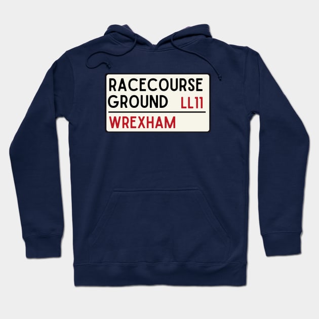 Wrexham, The Racecourse Ground Hoodie by Teessential